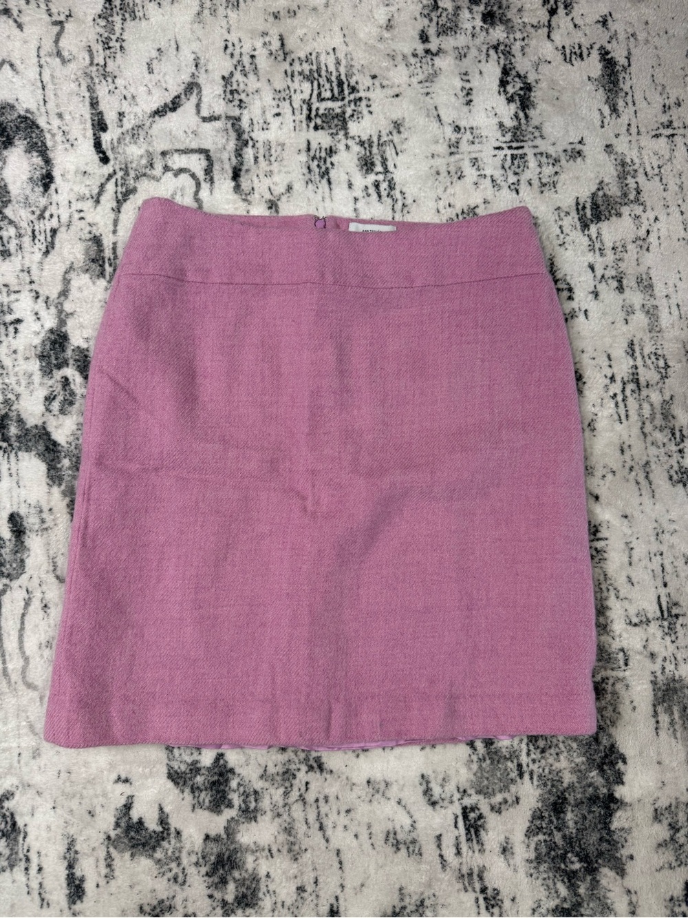 LOFT Pink Tweed Mini Skirt